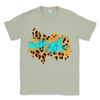 Matcha glitter leopard turquoise patch Classic Tee - AdoDesignShop