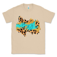 Mushroom glitter leopard turquoise patch Classic Tee - AdoDesignShop
