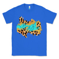 True Royal glitter leopard turquoise patch Classic Tee - AdoDesignShop