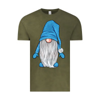 Vintage Olive winter gnome Vintage Tee - JahusDesignShop