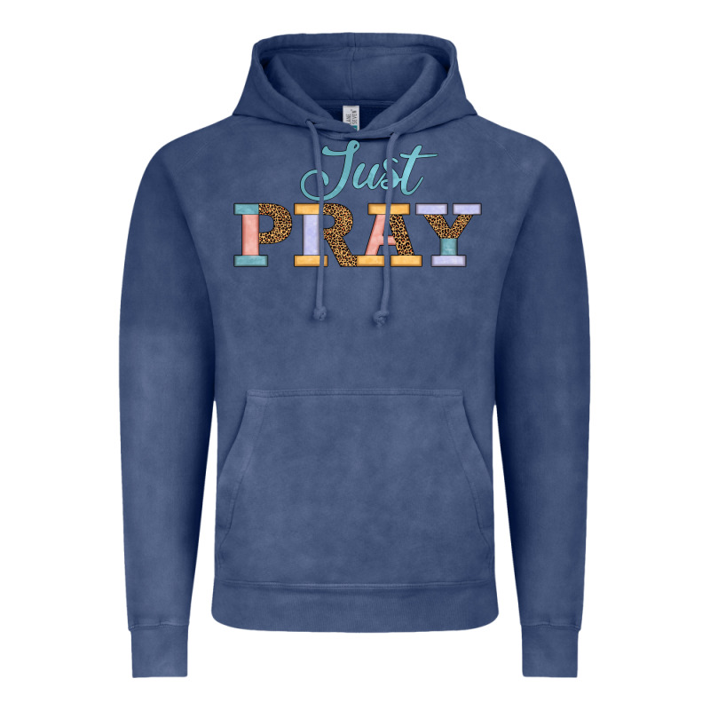 Just Pray Vintage Hoodie by JahusDesignShop | Teevron