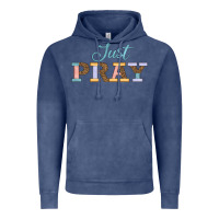 Vintage Denim Just Pray Vintage Hoodie - JahusDesignShop