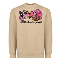 Mushroom peace love  cowgirl Heavyweight Sweatshirt - AdoDesignShop