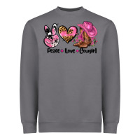 Storm peace love  cowgirl Heavyweight Sweatshirt - AdoDesignShop