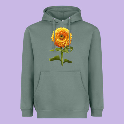 Gummy Bear Sunflower Heavyweight Hoodie Designed By Lillyallendesigns