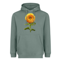 Sage Gummy Bear Sunflower Heavyweight Hoodie - LillyAllenDesigns