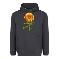 Smoke Gummy Bear Sunflower Heavyweight Hoodie - LillyAllenDesigns