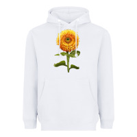 White Gummy Bear Sunflower Heavyweight Hoodie - LillyAllenDesigns