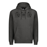 Charcoal Heather Guitar Chord dad Premium Hoodie - Bettercallsaul