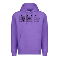 Purple Guitar Chord dad Premium Hoodie - Bettercallsaul