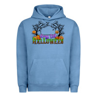 Pigment Pebble Blue days till halloween Urban Hoodie - CowGirlArtShop