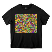 Black Mardi gras king cake Heavy Core Tee - RanaPortraitStore