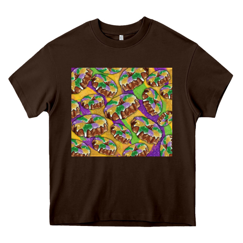 Mardi Gras King Cake Heavy Core Tee by RanaPortraitStore | Teevron