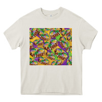 Cream Mardi gras king cake Heavy Core Tee - RanaPortraitStore