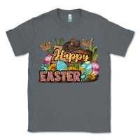 Charcoal Heather Happy Easter Classic Tee - LillyAllenDesigns
