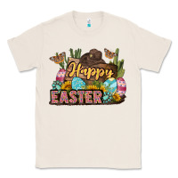 Natural Happy Easter Classic Tee - LillyAllenDesigns