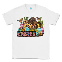White Happy Easter Classic Tee - LillyAllenDesigns