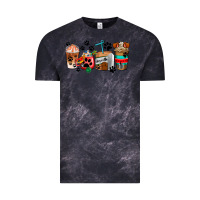 Cloud Black dogs coffee cups Vintage Tee - AdoDesignShop