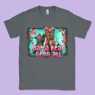 Mama Bear Sees All Classic Tee Designed By Artiststas