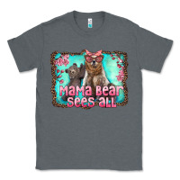 Charcoal Heather mama bear sees all Classic Tee - Artiststas