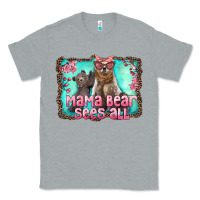 Heather Grey mama bear sees all Classic Tee - Artiststas
