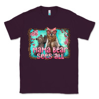 Plum mama bear sees all Classic Tee - Artiststas