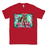 Red mama bear sees all Classic Tee - Artiststas