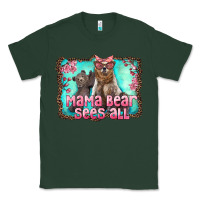 Sports Green mama bear sees all Classic Tee - Artiststas