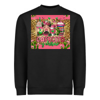 Black cafecito y chisme coffee cups Heavyweight Sweatshirt - Jasminsmagicworld