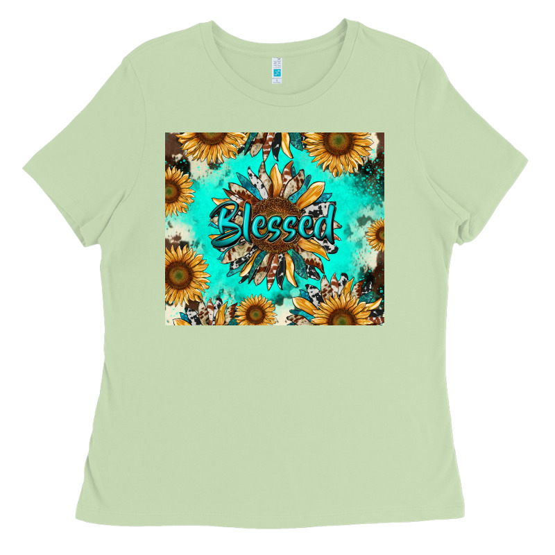 Blessed Sunflowers Ladies Tee by RanaPortraitStore | Teevron