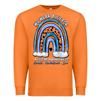 Carrot we wear blue for autism awareness accept understan Premium Sweatshirt - Artiststas