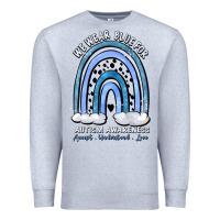 We Wear Blue For Autism Awareness Accept Understan Premium Sweatshirt | Teevron