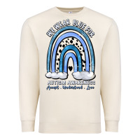 Sandshell we wear blue for autism awareness accept understan Premium Sweatshirt - Artiststas