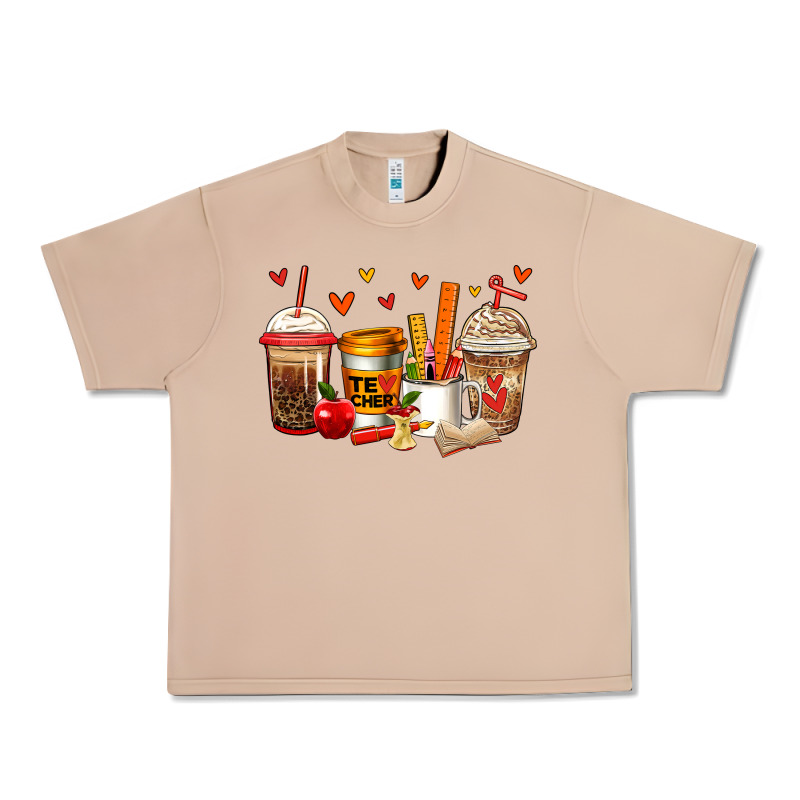 Teacher Coffee Cups Urban Heavy Tee by Jasminsmagicworld | Teevron