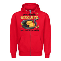 Red some of yalls biscuits aint done in the middle Zipper Hoodie - MaliasSmallBusiness