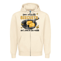 Sandshell some of yalls biscuits aint done in the middle Zipper Hoodie - MaliasSmallBusiness