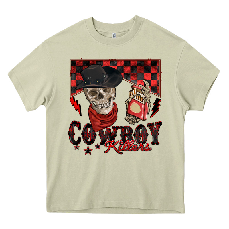 Cowboy Killer Heavy Core Tee by Zillion Design Studio | Teevron