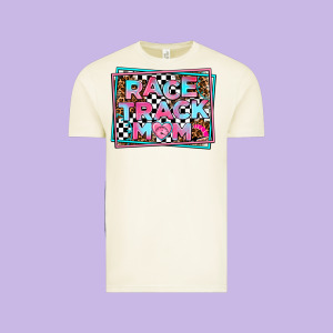 Race Track Mom Vintage Tee Designed By Adodesignshop