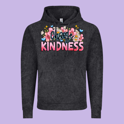 Choose Kindness Vintage Hoodie Designed By Jahusdesignshop