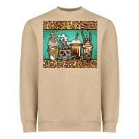 Mushroom skeleton coffee cups Heavyweight Sweatshirt - Jasminsmagicworld
