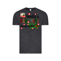 Vintage Black santa's favorite sonographer Vintage Tee - AdoDesignShop