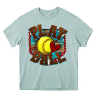 Arona play ball softball Heavy Core Tee - texasbilliewilder
