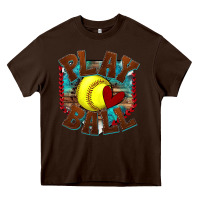 Play Ball Softball Heavy Core Tee | Teevron