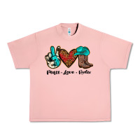 Salmon peace love rodeo Urban Heavy Tee - JahusDesignShop