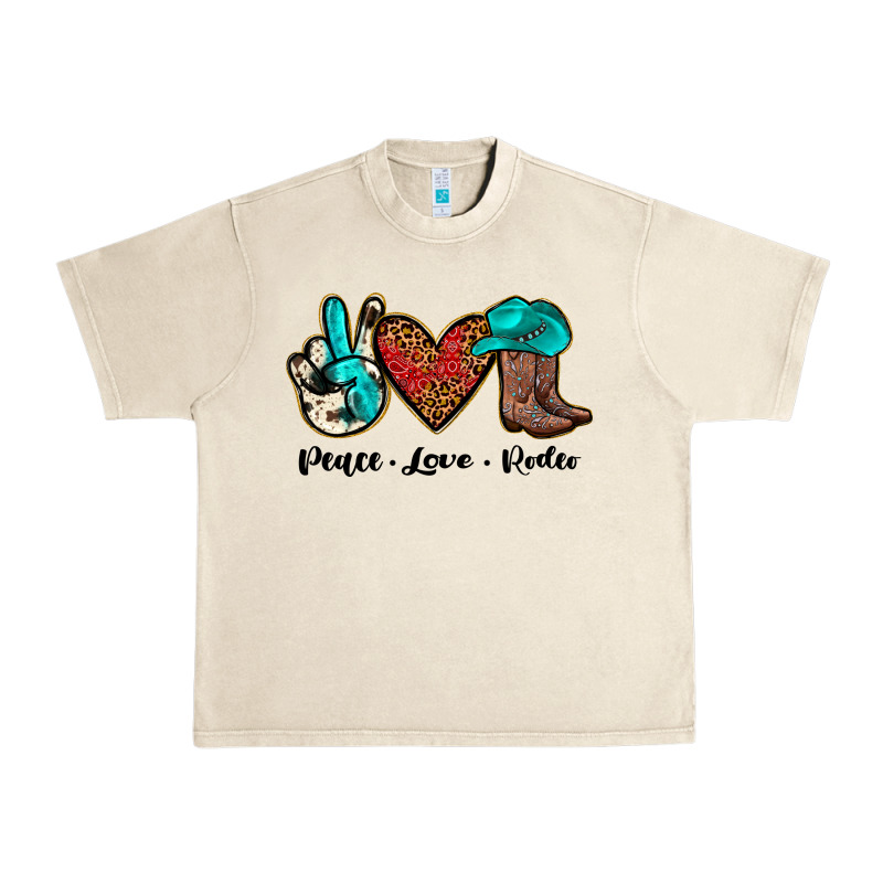 Peace Love Rodeo Urban Heavy Tee by JahusDesignShop | Teevron
