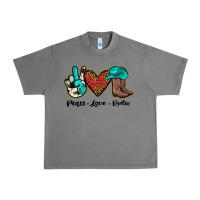 Tornado peace love rodeo Urban Heavy Tee - JahusDesignShop