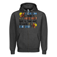 Charcoal Heather if god can make a bug's butt light up Zipper Hoodie - MaliasSmallBusiness