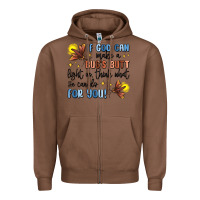 Chestnut if god can make a bug's butt light up Zipper Hoodie - MaliasSmallBusiness