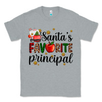 Heather Grey santa's favorite principal Classic Tee - AdoDesignShop