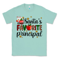 Seafoam santa's favorite principal Classic Tee - AdoDesignShop